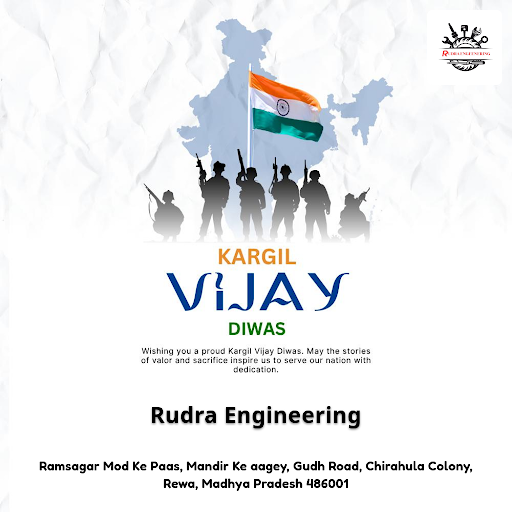 Honoring the spirit of Kargil Vijay Diwas, Rudra Engineering expresses gratitude to our heroes. W… post image