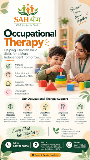 Looking for occupational therapy support for your child in Sector 2, Dwarka, Delhi? Sahyog Child… post image