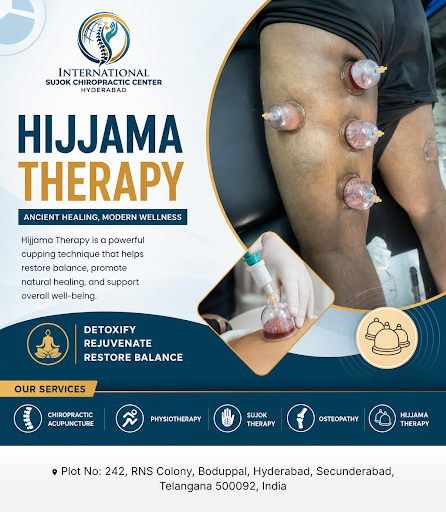 Experience effective Hijjama therapy at International Sujok Chiropractic Therapy Centre Hyderabad… post image