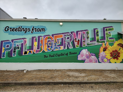 Greetings from Pflugerville mural - Thumbnail