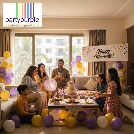 Turn your home, society, or clubhouse celebration into a beautifully managed event with PartyPurp…