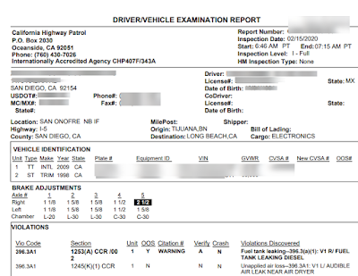 Andre De La Rosa , Compliance Specialist. Annual & 90 Day BIT Inspections, DOT CHP Audits