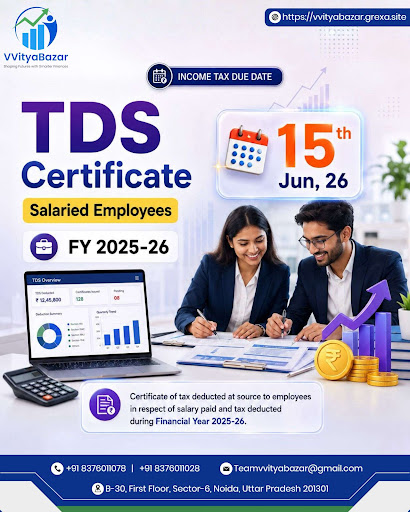 📢 TDS Certificate Due Date Alert – 15 June 2026 post image