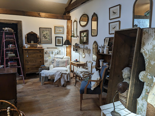 Behind the French Doors