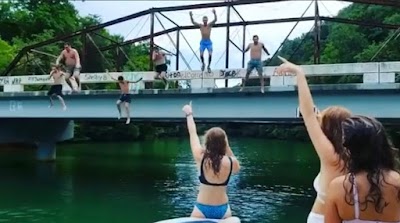 The Jumping Bridge on Norris Lake