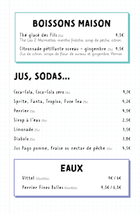 Menu Les Fils à Maman Nancy Page 16