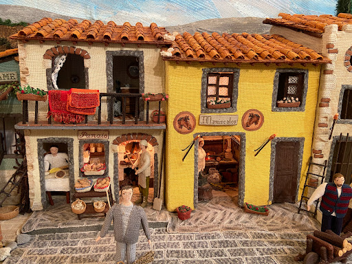 Presepe all'uncinetto