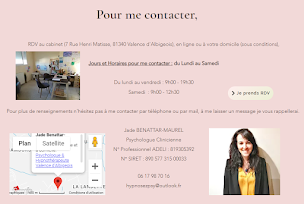 Photo n°7 de Jade Benattar Maurel - HypnOsezPsy à Valence-d'Albigeois (Psychothérapeute)