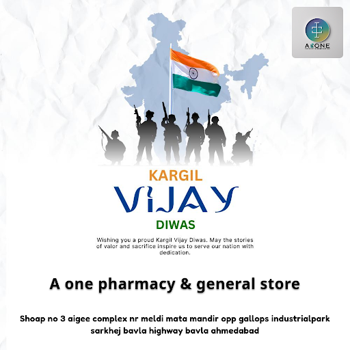 Honoring Kargil Vijay Diwas, A One Pharmacy & General Store remains committed to serving our comm… post image