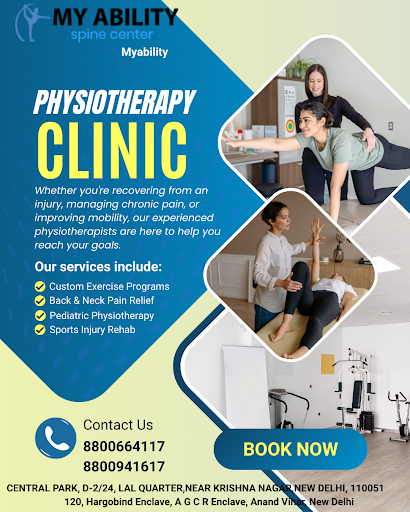 Experience expert care at MyAbility Physiotherapy & Chiropractic Clinic, a verified physiotherapy…