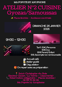 Menu Ma Popote By Anuphone Bar et Restaurant Ouvrier Page 2