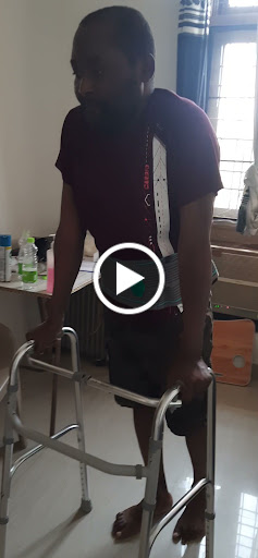 After 5 day's of Therapy he is waking 🤩