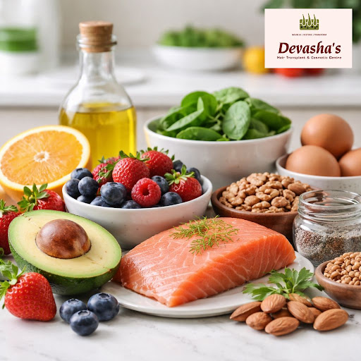 Healthy, glowing skin and strong, shiny hair start from within. At Devasha's Hair Transplant And… post image