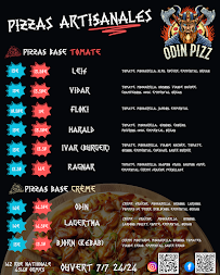 Menu ODIN PIZZ Page 1