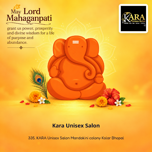 Celebrate Ganpati 2026 with elegant makeup, nail art, and hair styling at Kara Unisex Salon. Expe… post image