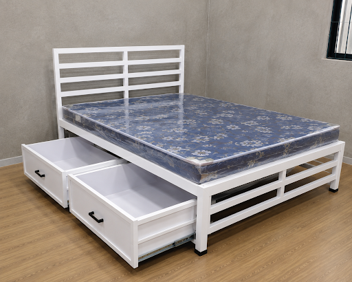 Heavy Duty Iron Bed made from high-quality MS steel pipe with strong and durable construction. Pr… post image