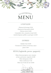 Menu RESTAURANT PIZZERIA LA LOCOMOTIVE Page 3
