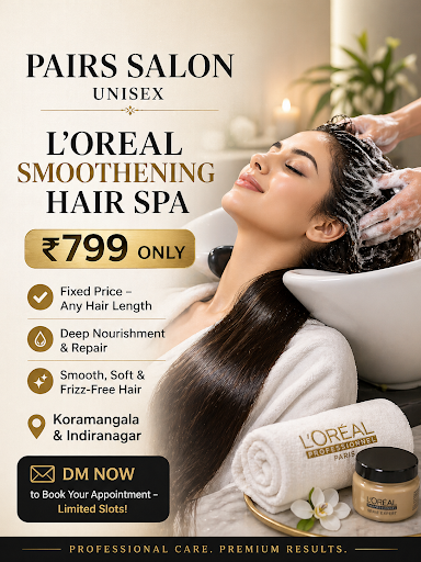 Location-Based: Salon in Koramangala, Salon in Indiranagar, Unisex salon in Bangalore. post image