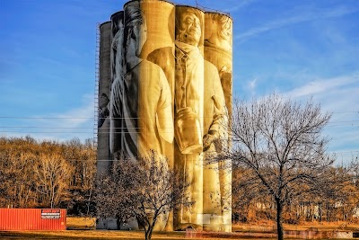 Guido van Helten Silo Mural