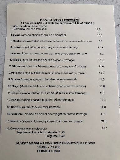 Pizza à Gogo Restaurant