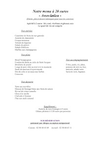 Menu Restau Centre Missionnaire Saint-Jacques Page 1