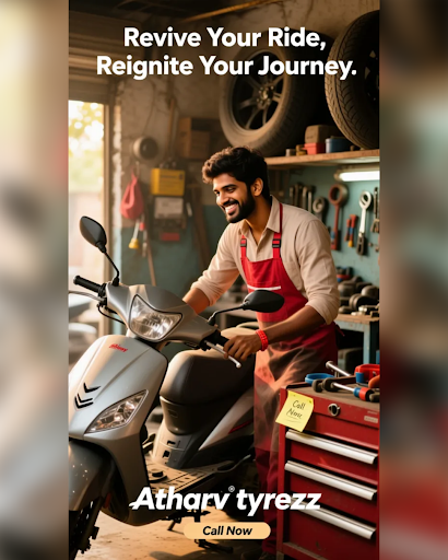Boost your two-wheeler's performance with top-quality tyres from Atharv Tyrezz in Pune, Maharasht… post image
