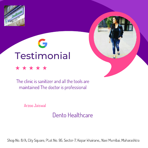 Arzoo's outstanding experience at Dento Healthcare in Navi Mumbai! She raves about our exceptiona… post image