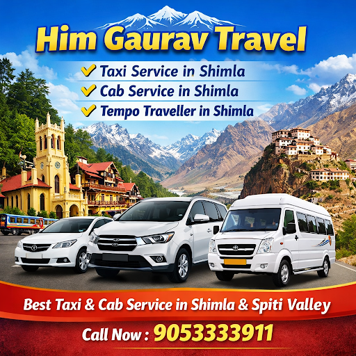 🚕 Best Taxi & Cab Service in Shimla | Him Gaurav Travel post image