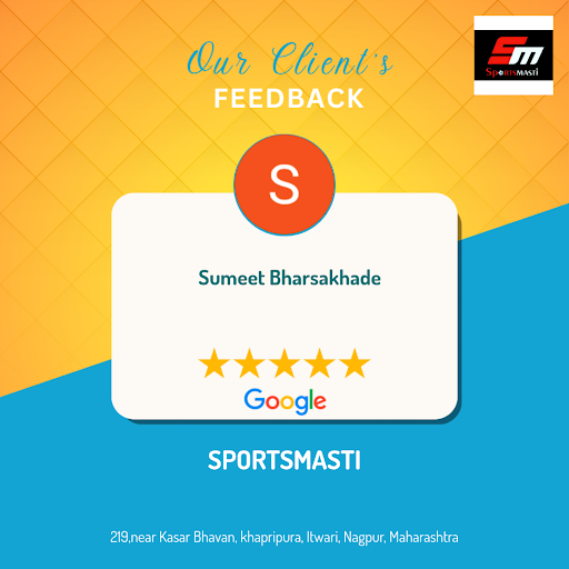 Sumeet from Nagpur raves about his exceptional experience at SPORTSMASTI BEST SPORTS SHOP IN NAGP… post image
