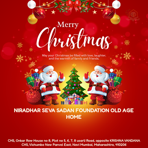 "Warmest wishes to our dear residents and loved ones! At Niradhar Seva Sadan Foundation Old Age H…