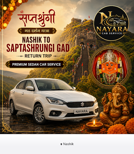 Nayara Cab Service offers reliable Nashik to Saptshrungi Gad return taxi services, perfect for Ga… post image