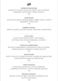 Menu Rencontre Restaurant Page 1