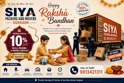 Happy Rakshabandhan from Siya Packers and movers post image