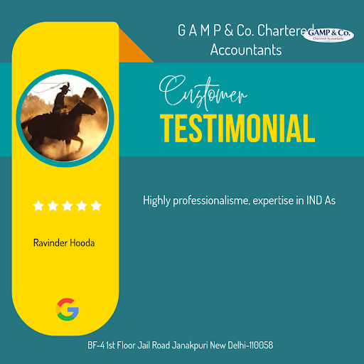 Ravinder Hooda, a satisfied client, raves about his experience with G A M P & Co. Chartered Accou… post image