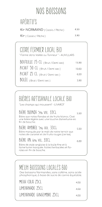 Menu Crêperie Les blés d’or Page 4