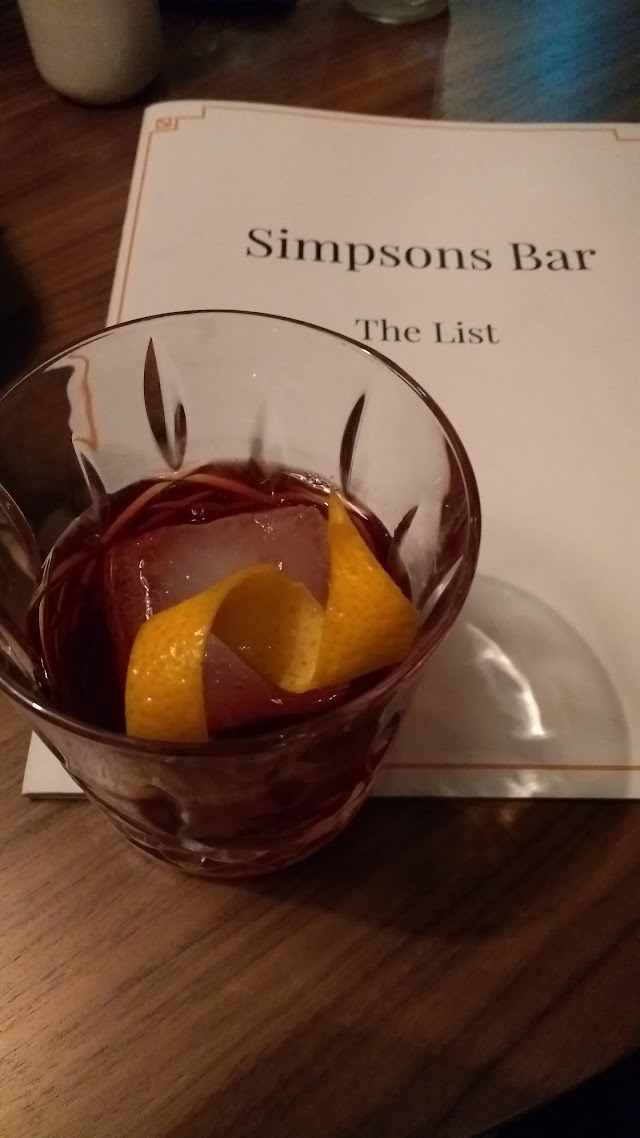 Simpsons Gin Bar