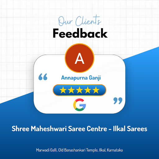 Annapurna's delightful experience at Shree Maheshwari Saree Centre - Ilkal Sarees, the premier La… post image