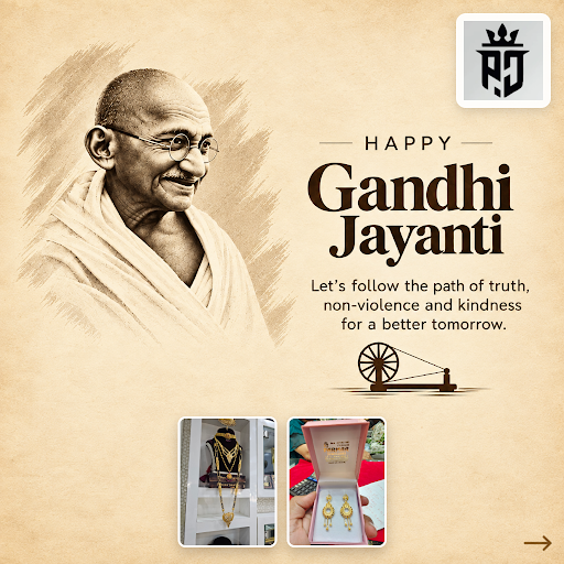 Celebrate Gandhi Jayanti with Parmar Jewellers, honoring values of gratitude and respect. Explore… post image