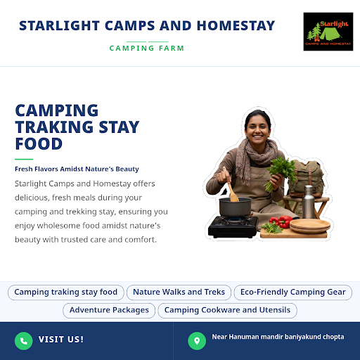 Camping traking stay food post image