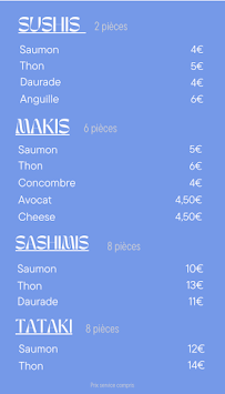 Menu SAKAE - Restaurant Japonais Page 2
