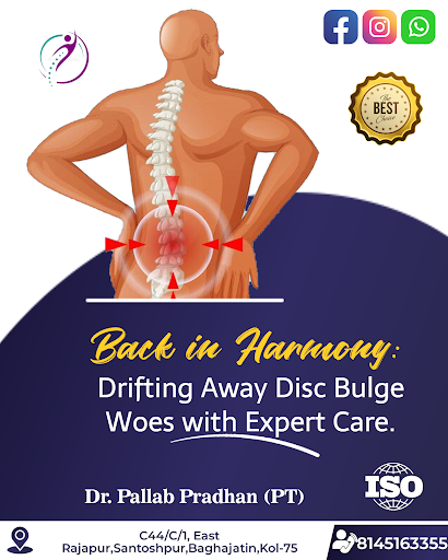 Physiotherapy treatment for a bulging disc