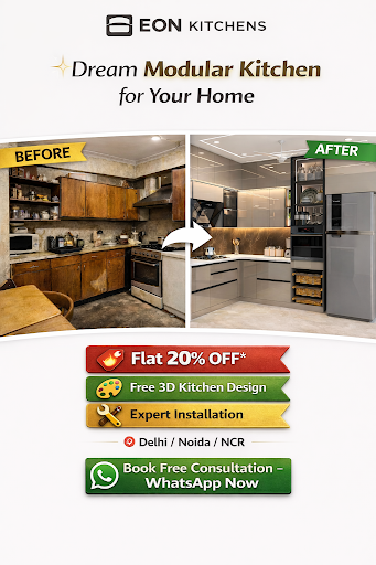 Transform Your Old Kitchen Into a Modern Modular Kitchen in Noida ✨ post image