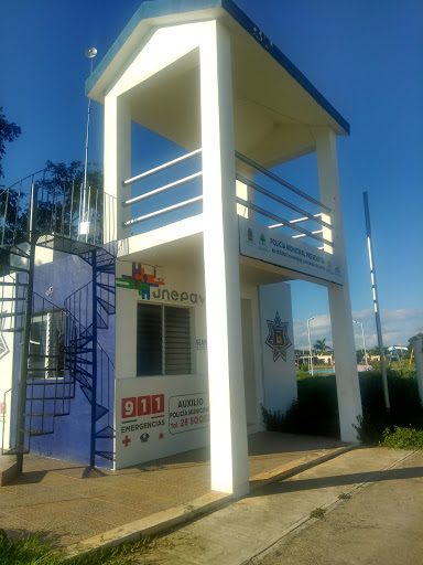 Caseta de la Secretaría de Seguridad Pública