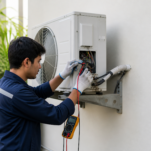 Is your AC ready for Navi Mumbai’s heat? Regular preventive AC maintenance keeps your home cooler… post image