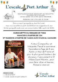 Menu L'Escale du port Arthur Page 3