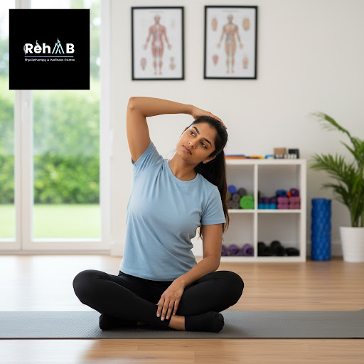 Struggling with persistent neck pain? RehAAB Physiotherapy And Wellness Centre in Vasant Kunj off… post image