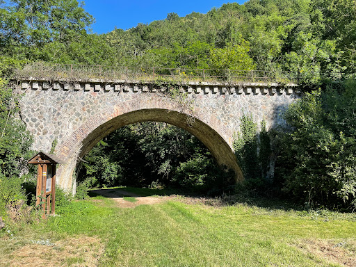 Ancienne voie ferrée Lyon /monbrison Viaduc de Bellgarde en forêt - Thumbnail