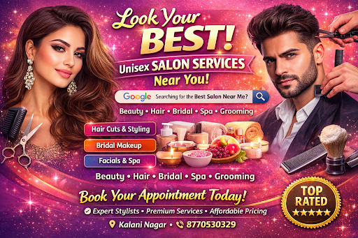 ✨ Lamon Luxe Salon | Best Unisex Salon Near You in Kalani Nagar ✨ post image