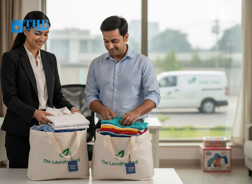 Busy schedule, endless clothes and linens to wash? Scheduled laundry pickups from The Laundry Yar… post image