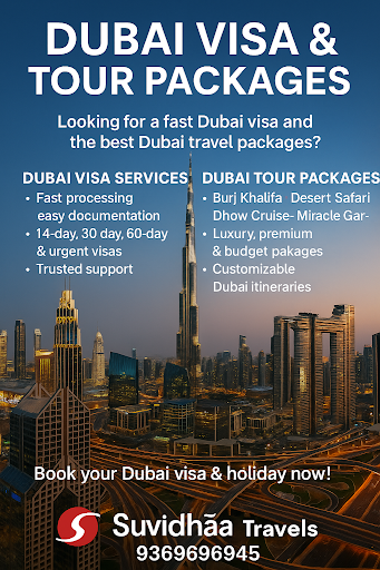✈️ Dubai Visa & Dubai Tour Packages – Suvidhaa Travels